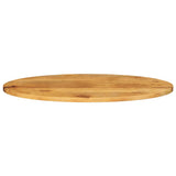 Bordplate 100x50x2,5 cm oval heltre mango