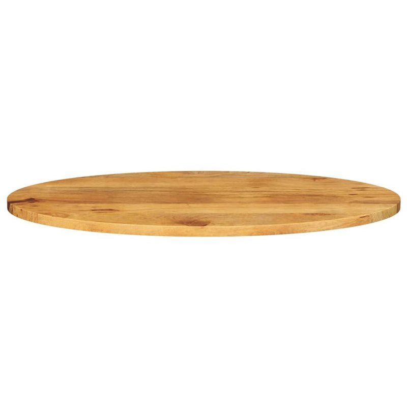 Bordplate 100x50x2,5 cm oval heltre mango