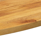 Bordplate 100x50x2,5 cm oval heltre mango