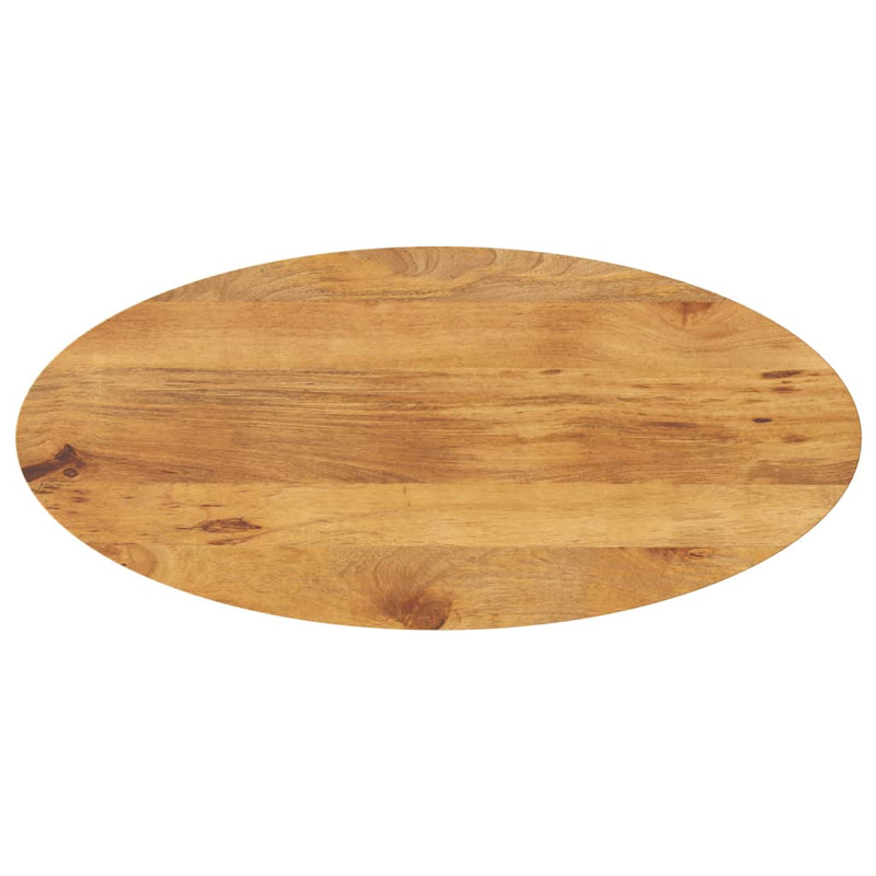 Bordplate 110x50x2,5 cm oval heltre mango