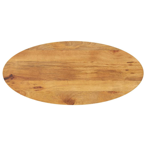 Bordplate 120x50x2,5 cm oval heltre mango