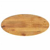 Bordplate 80x40x3,8 cm oval heltre mango