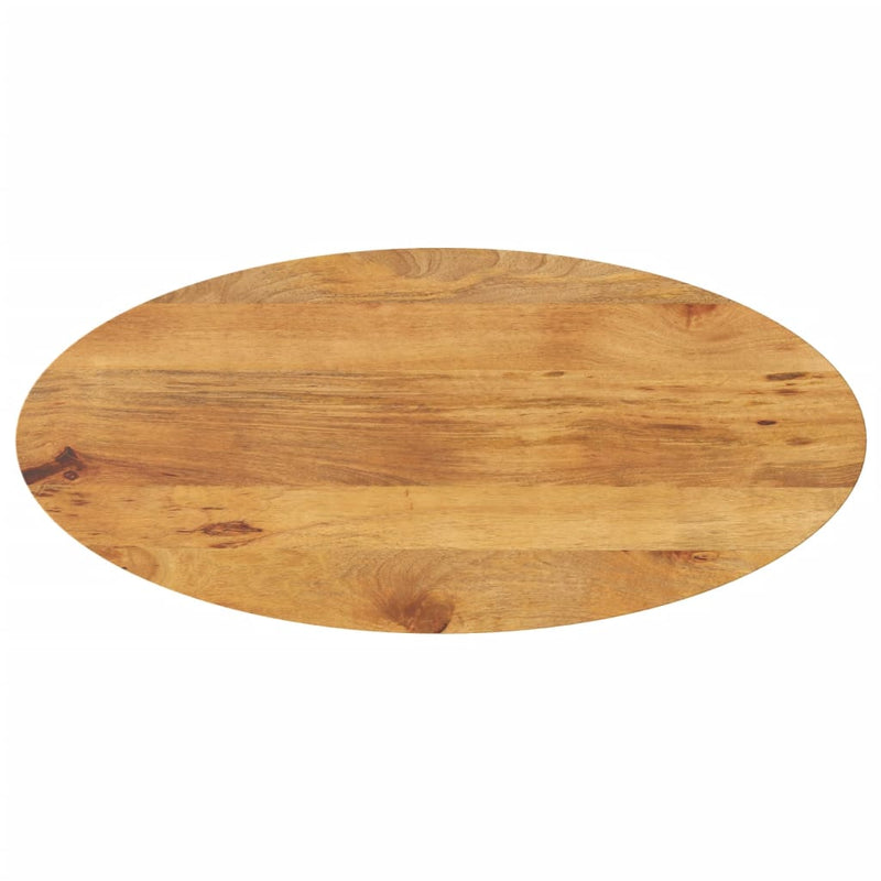 Bordplate 80x40x3,8 cm oval heltre mango