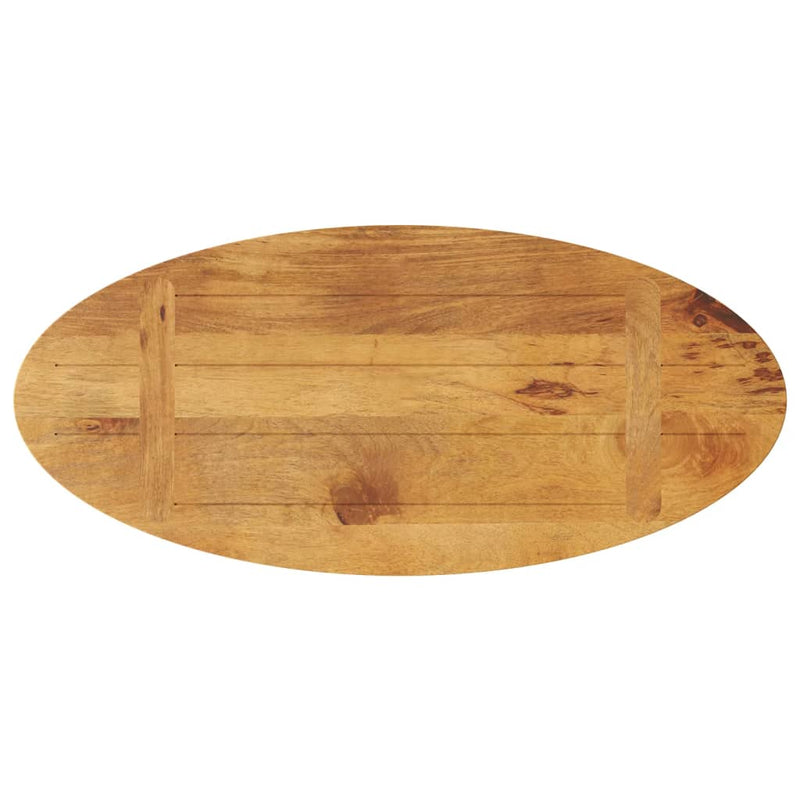 Bordplate 80x40x3,8 cm oval heltre mango