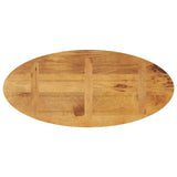 Bordplate 140x50x3,8 cm oval heltre mango