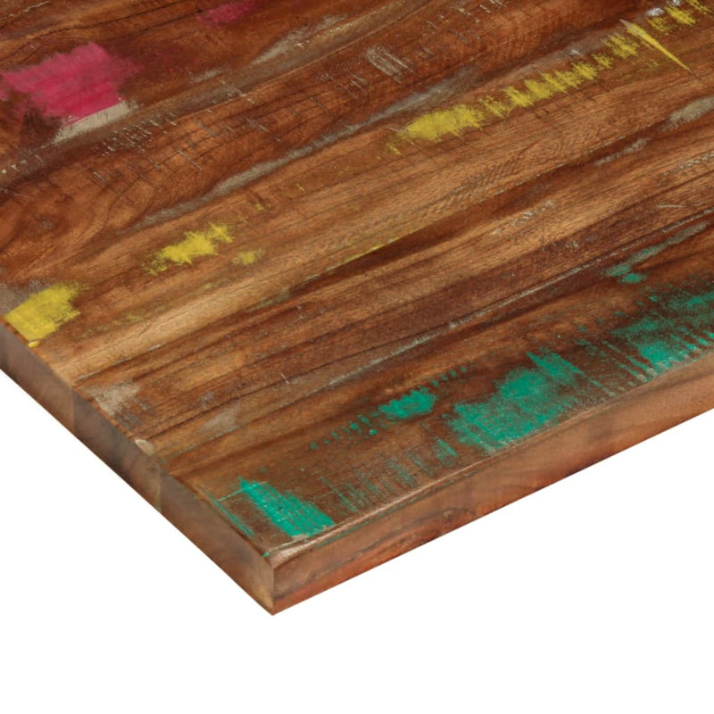 Bordplate 140x60x1,5 cm rektangulær gjenvunnet heltre