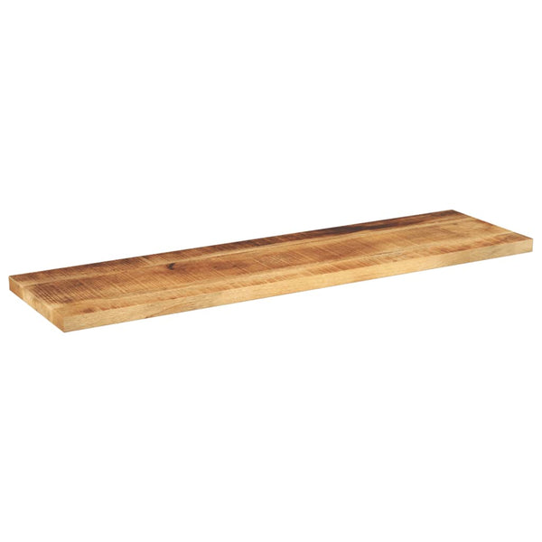 Bordplate 100x40x2,5 cm rektangulær grovt heltre mango