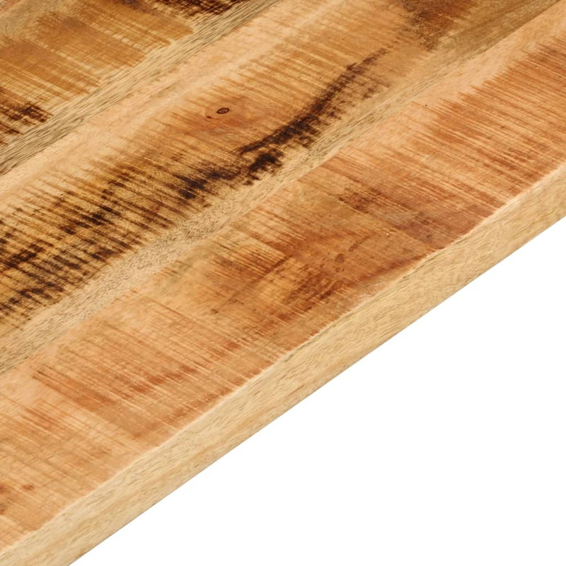 Bordplate 100x40x2,5 cm rektangulær grovt heltre mango