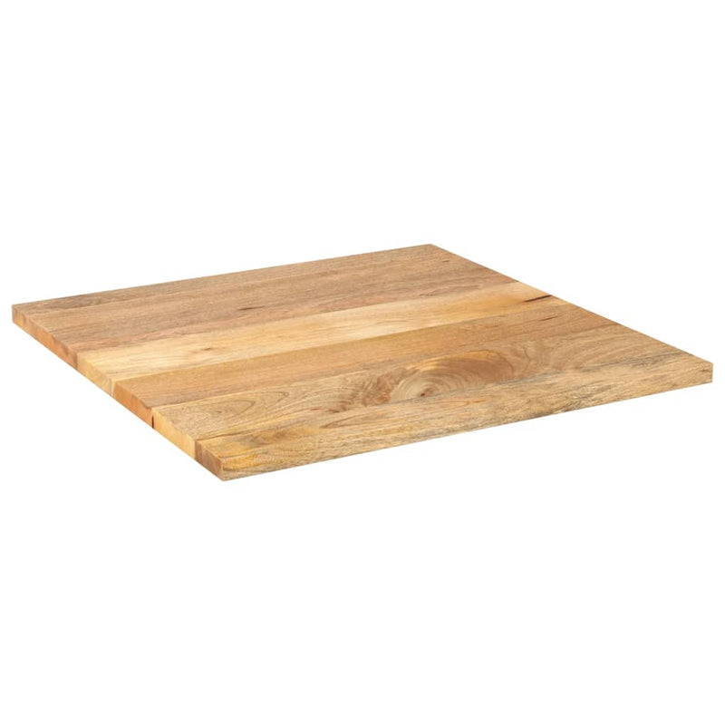 Bordplate 70x70x2,5 cm firkantet heltre mango