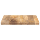 Bordplate 40x40x3,8 cm firkantet heltre mango