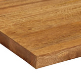 Bordplate 120x60x2,5 cm rektangulær heltre mango