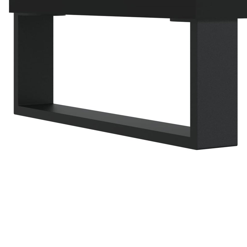 Salongbord svart 60x50x36,5 cm konstruert tre
