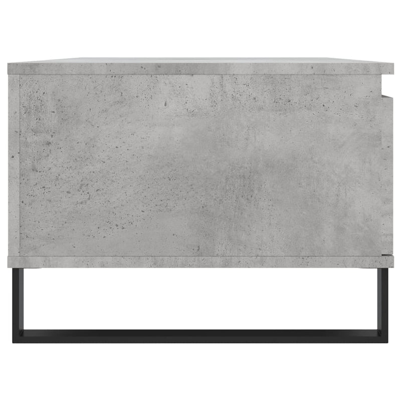 Salongbord betonggrå 90x50x36,5 cm konstruert tre