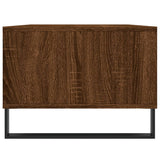 Salongbord brun eik 90x50x36,5 cm konstruert tre