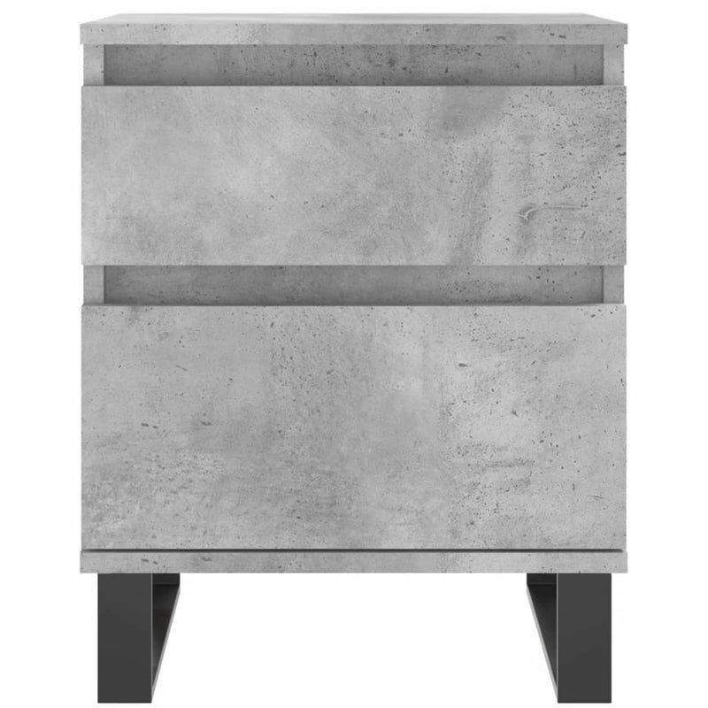 Nattbord betonggrå 40x35x50 cm konstruert tre