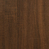 Salongbord brun eik 60x44,5x45 cm konstruert tre