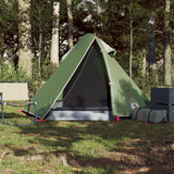 Kuppeltelt for camping 2 personer grønn vanntett