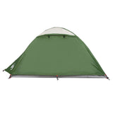 Kuppeltelt for camping 2 personer grønn vanntett