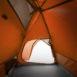 Campingtelt 1 person grå og oransje vanntett