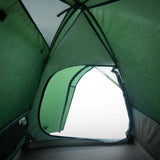 Kuppeltelt for camping 4 personer grønn vanntett