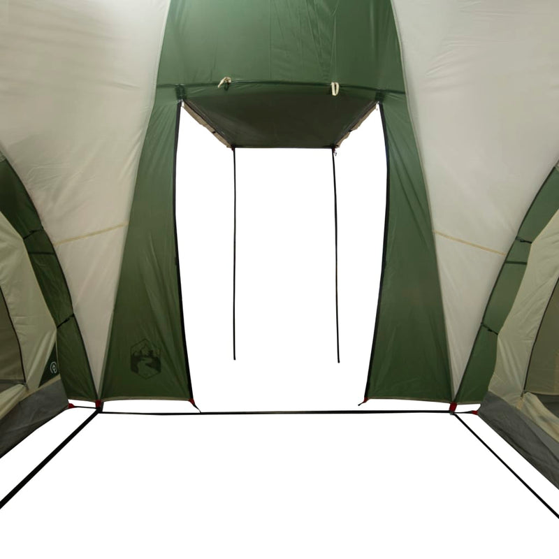 Kuppeltelt for camping 6 personer grønn vanntett