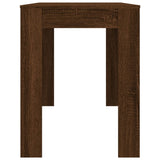 Spisebord brun eik 120x60x76 cm konstruert tre