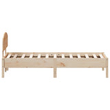 Sengeramme med hodegavl 90x190 cm heltre furu