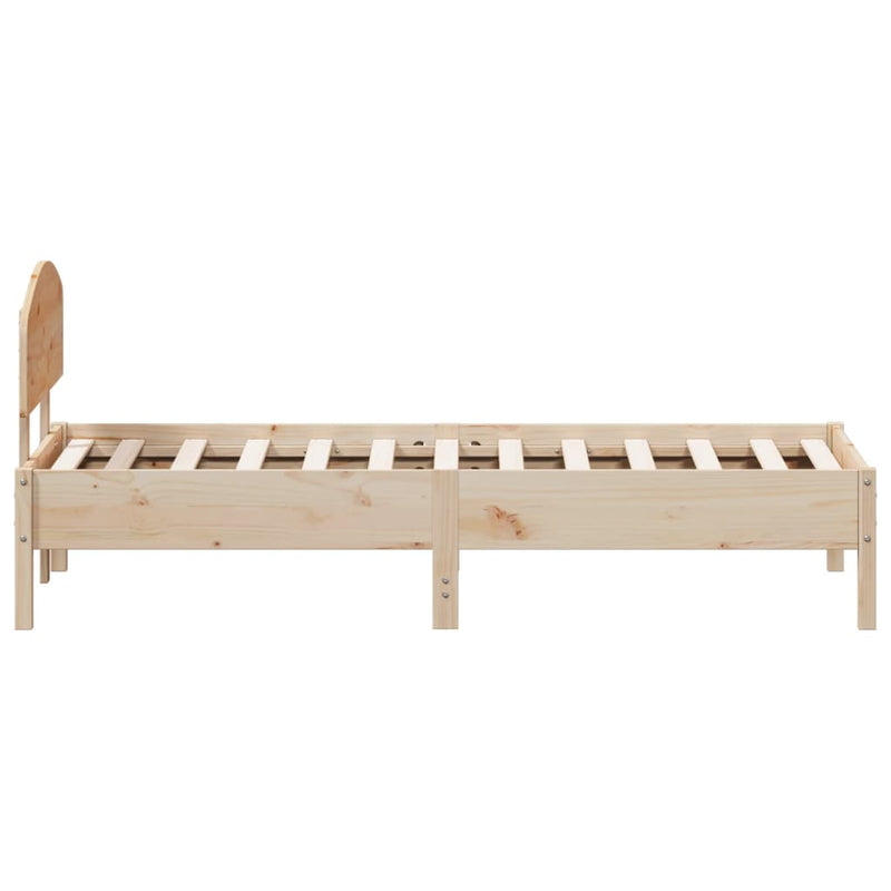 Sengeramme med hodegavl 90x190 cm heltre furu