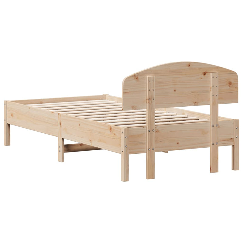 Sengeramme med hodegavl 90x190 cm heltre furu