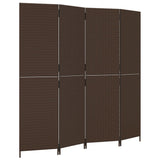 Romdeler 4 paneler brun polyrotting