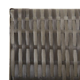 Romdeler 5 paneler grå polyrotting