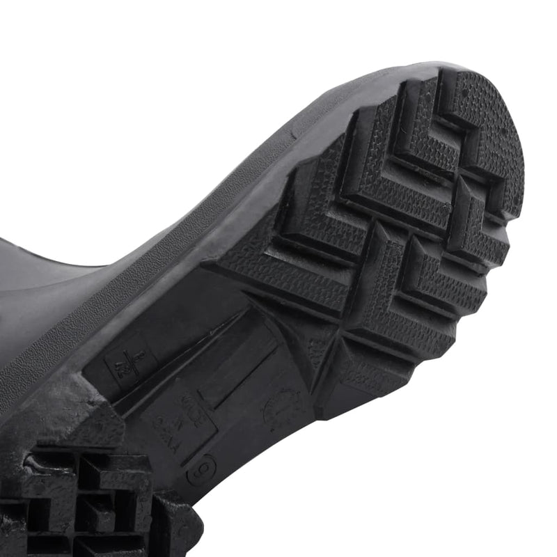Regnstøvler med avtakbare sokker svart str 42 PVC