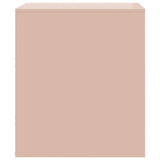 Nattbord rosa 34,5x39x44 cm stål