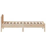 Sengeramme med hodegavl 75x190 cm heltre furu