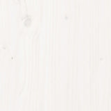 Køyeseng med skrivebord hvit 100x200 cm heltre furu