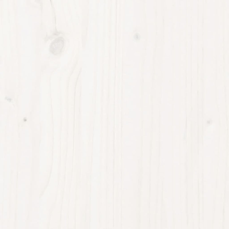 Køyeseng med skrivebord hvit 100x200 cm heltre furu