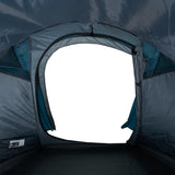 Tunneltelt for camping 3 personer blå vanntett