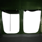 Tunneltelt for camping 10 personer grønn vanntett