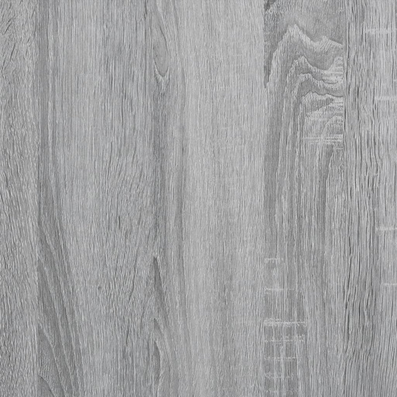 Salongbord grå sonoma 100x55x50 cm konstruert tre og metall