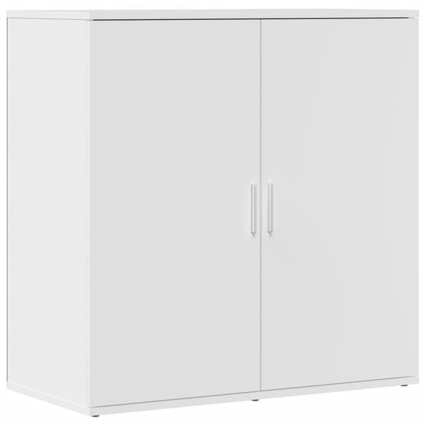 Skjenk hvit 79x38x80 cm konstruert tre