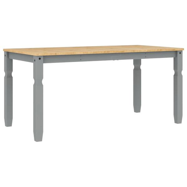 Spisebord Corona grå 160x80x75 cm heltre furu