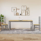 Spisebord Corona grå 180x90x75 cm heltre furu