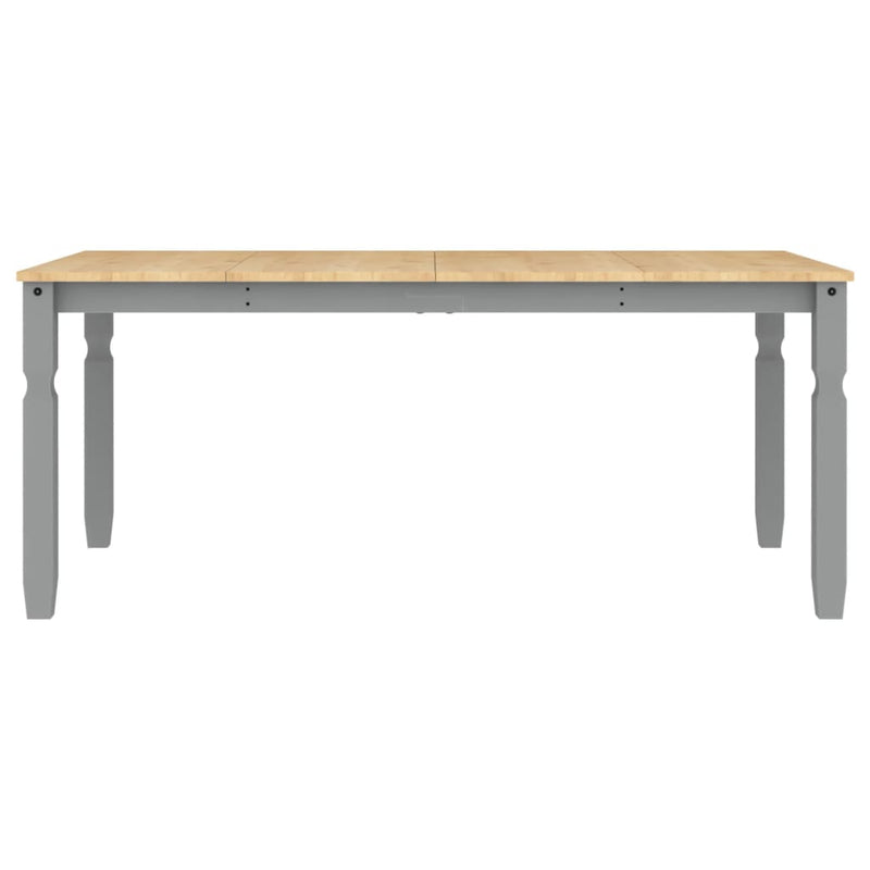 Spisebord Corona grå 180x90x75 cm heltre furu