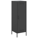 Highboard svart 36x39x113 cm stål