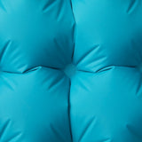 Selvoppblåsende campingmadrass med pute for 1 person blå