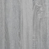 Highboard grå sonoma 60x35x180 cm konstruert tre