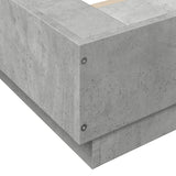 Sengeramme betonggrå 75x190 cm konstruert tre