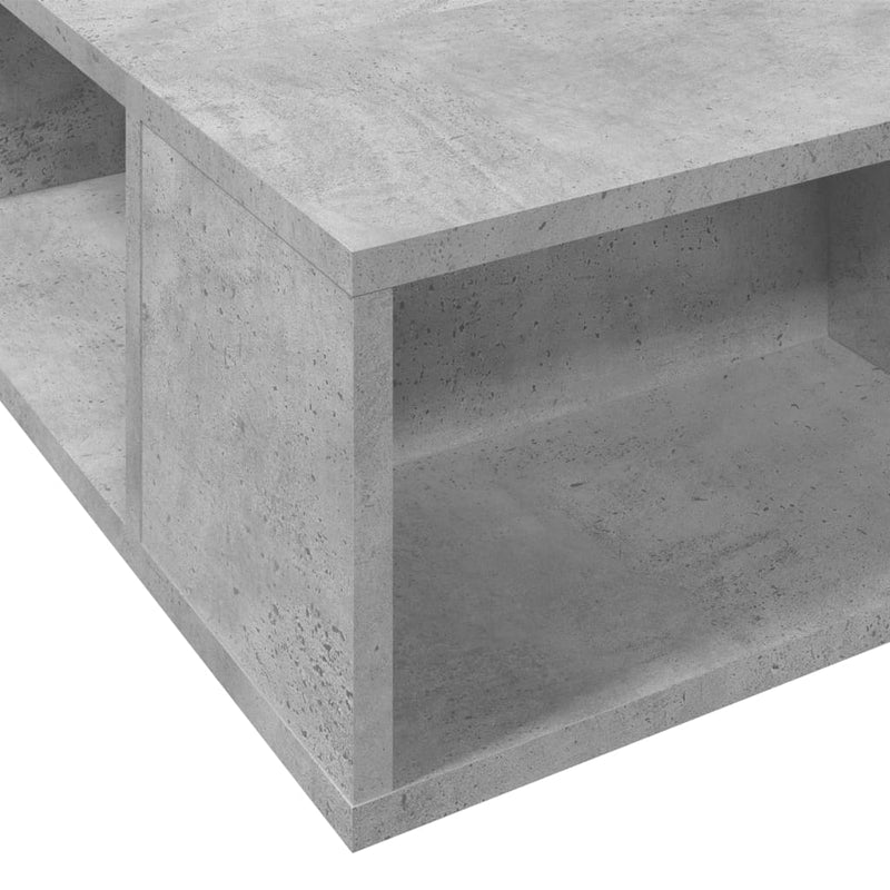 Sengeramme betonggrå 200x200 cm konstruert tre