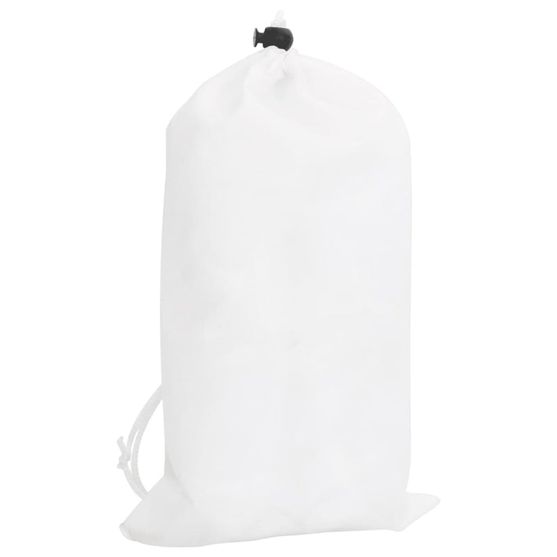 Kamuflasjenett med oppbevaringspose 525x205 cm hvit