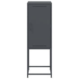 Highboard antrasitt 36x39x107 cm stål